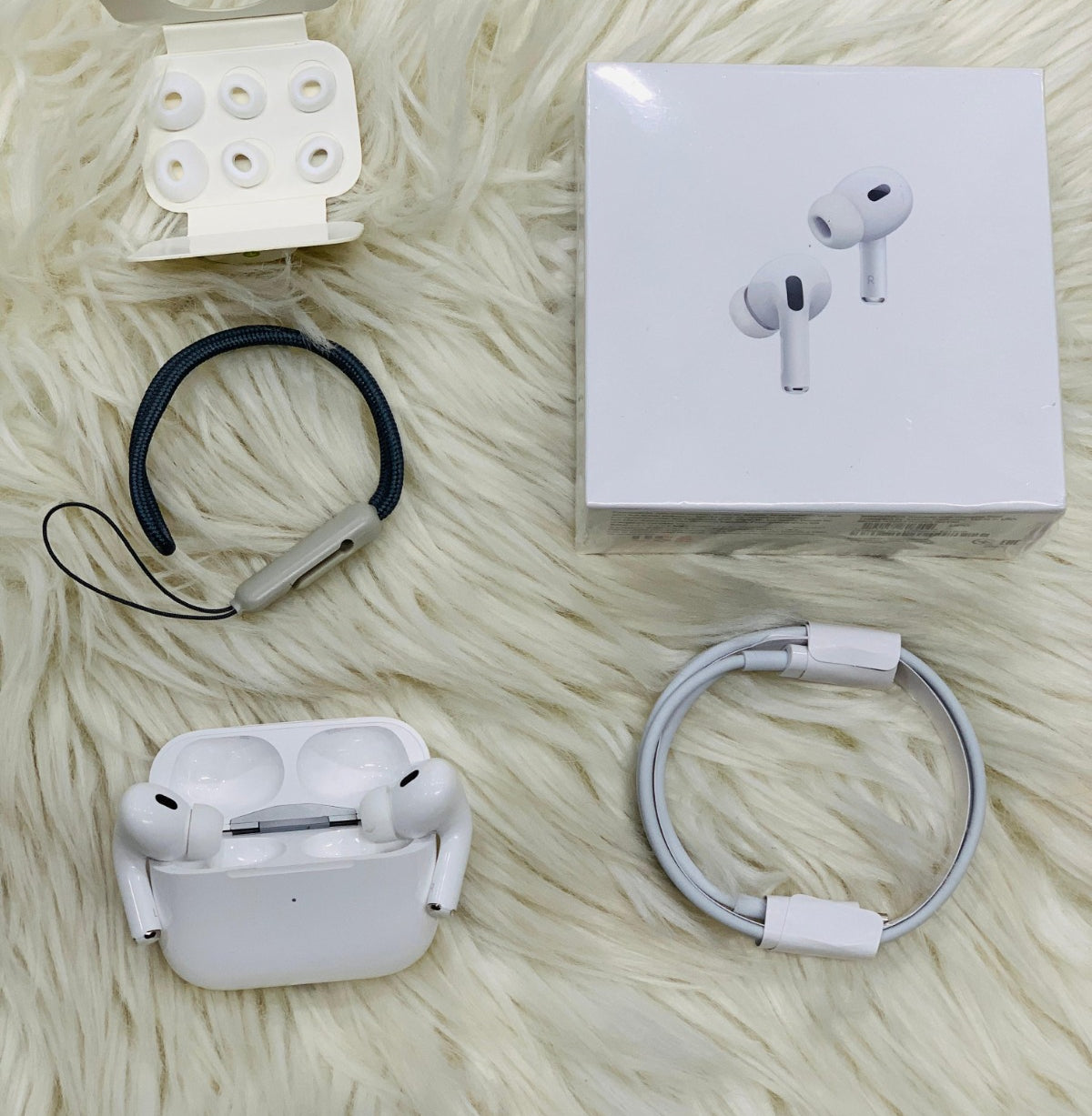 Airpods Pro 2 Noise Reduction Wireless Earbuds For Android And Ios/airpods (White)