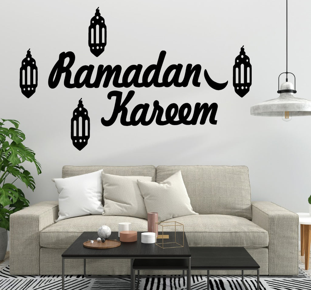 Ramzan kareem Islamic calligraphy 3D Wooden wall Decorative Gift Stylish Design Office Living Room I Decorating Items