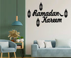 Ramzan kareem Islamic calligraphy 3D Wooden wall Decorative Gift Stylish Design Office Living Room I Decorating Items
