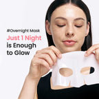 1 Pc Bio-Collagen Real Deep Mask, Hydrating Over Night, Facial Sheet Mask, Pore Minimising, Firming, Collagen Mask, Hydrating Overnight Skin Care Mask