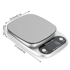 Kitchen Digital Weight Scale Digital Kitchen Scale Digital Weight Machine | Digital Scale with 1 gram to 10000 gram Weight Measurement ( Plastic )