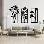 3d Flower Frame wall Art  | Wooden Flower Frame wall Art  | Wall decoration | Decor For Home Wall Decoration Attractive Wooden Wall Art