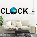 3D Wooden Alphabetic Clock With Esthetic Dial | Best Quality Alphabetic Design Clock For Home Decor | Home Decor Clock 30 inch 