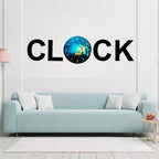 3D Wooden Alphabetic Clock With Esthetic Dial | Best Quality Alphabetic Design Clock For Home Decor | Home Decor Clock 30 inch 