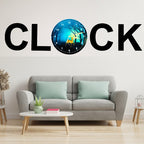 3D Wooden Alphabetic Clock With Esthetic Dial | Best Quality Alphabetic Design Clock For Home Decor | Home Decor Clock 30 inch 