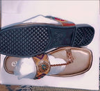 Kolhapuri Chappal Design No. 25-75 – Elegant Beige Color Traditional Footwear (With Box )