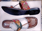 Kolhapuri Slipper Design No. 25-76 – Classic Beige Traditional Footwear (With Box )
