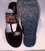 Kolhapuri Slipper Design No. 25-79 – Classic Black Handcrafted Footwear (With Box )