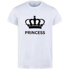 Combo Of Prince &amp; Princes Style White T-Shirt with Cute Design - Prince &amp; Princess Design T-Shirts  – Best Quality T-Shirts For Girls | T-Shirt For Women - T-Shirt For Boy | T-Shirt For Men | Princes T-Shirts  | Prince Design T-Shirt