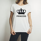 Stylish White T-Shirt with Cute Design – Best Quality T-Shirts For Girls | T-Shirt For Women | Printed T-Shirts - Princes T-Shirts  | Princes Design T-Shirt