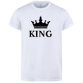 King &amp; Queen Style White T-Shirt - King &amp; Queen Design T-Shirts  – Best Quality T-Shirts For Girls | T-Shirt For Women - T-Shirt For Boy | T-Shirt For Men | King T-Shirts  | Queen Design T-Shirt