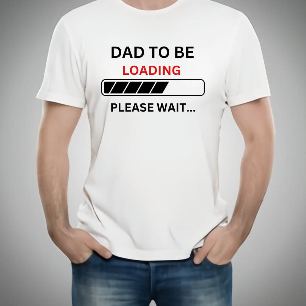 Combo Of Dad to Be &amp; Mom to Be Style White T-Shirt with Cute Design – Best Quality T-Shirts For Girls | T-Shirt For Women - T-Shirt For Men