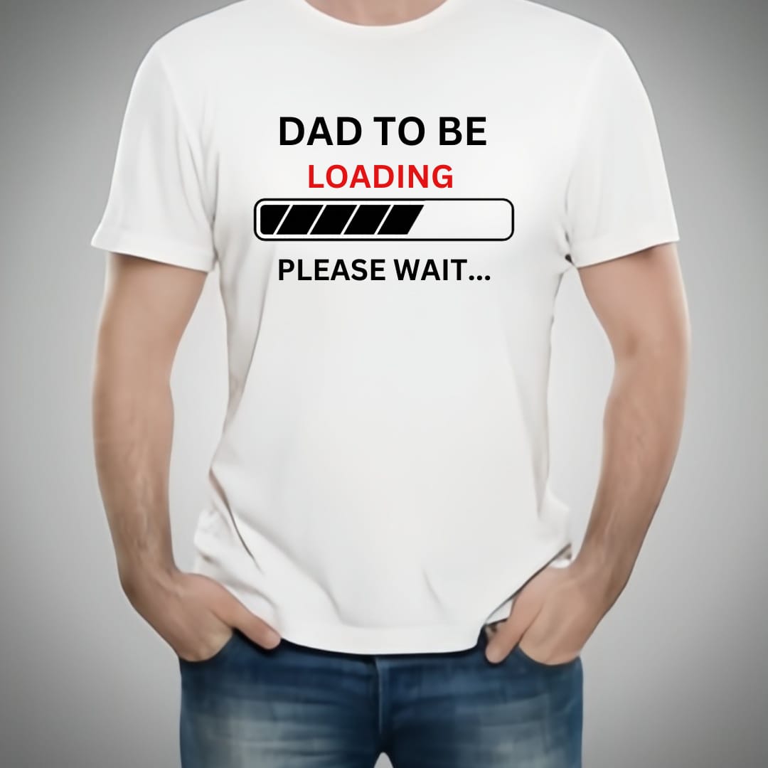 Combo Of Dad to Be &amp; Mom to Be Style White T-Shirt with Cute Design – Best Quality T-Shirts For Girls | T-Shirt For Women - T-Shirt For Men