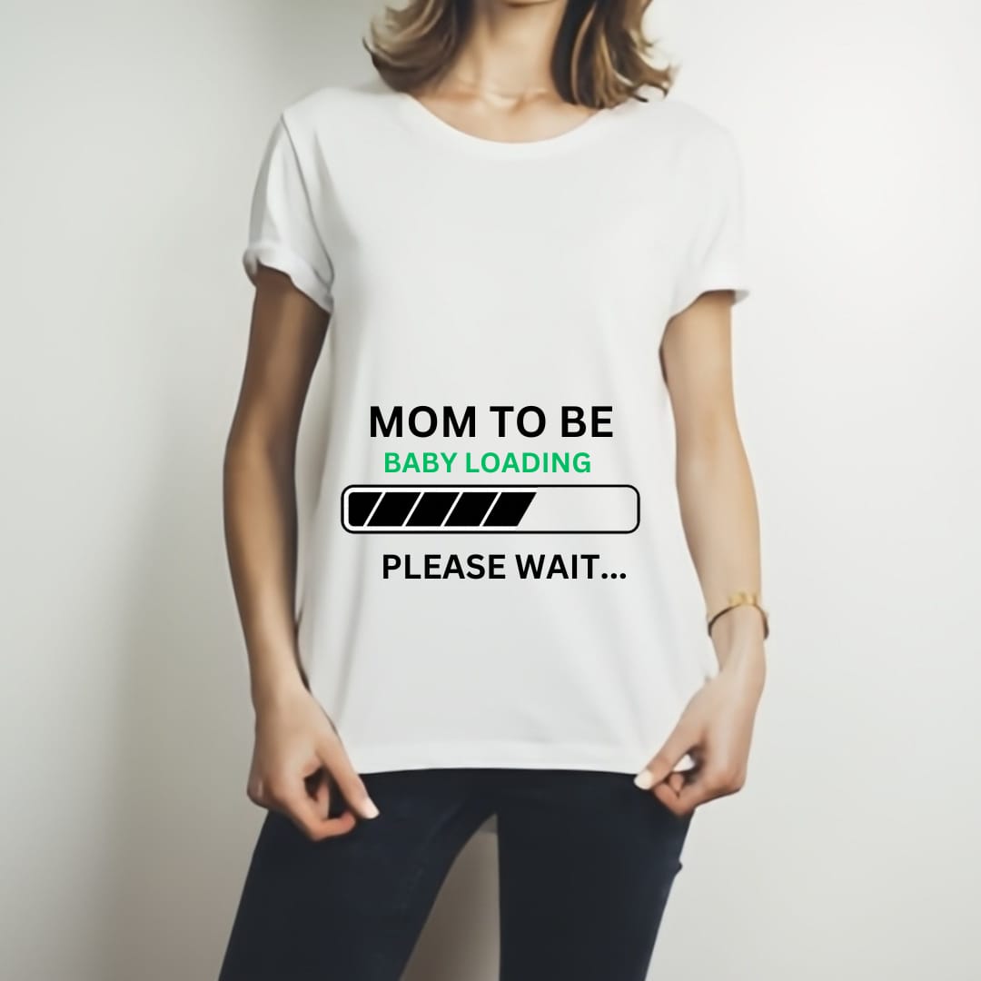 Combo Of Dad to Be &amp; Mom to Be Style White T-Shirt with Cute Design – Best Quality T-Shirts For Girls | T-Shirt For Women - T-Shirt For Men