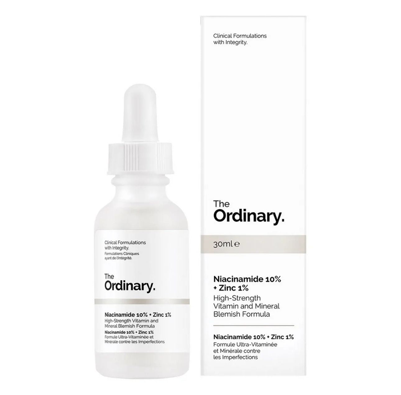 The Ordinary Niacinamide 10% + Zinc 1% , 30ml | Best Quality Niacinamide Serum | Serum For Skin - Niacinamide Serum