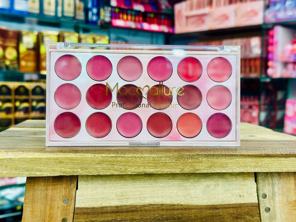 Moccallure Professional 18-Colors Lipstick Kit – Long-Lasting, Hydrating &amp; Compact | Unisex Makeup Set