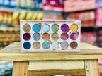 Mocallure Professional 18-Color Glitter Eyeshadow Palette – Bold, Shimmering Shades for Every Look