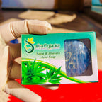 Safwa Organics Neem &amp; Aloe Vera Handmade Soap – Acne-Fighting Natural Cleanser 100g