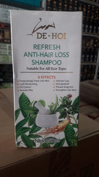De-Hoi  Refresh Anti-hair Loss Shampoo Ginger Hair Care Shampoo Helps Stop Hair Loss 450ml