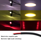 Universal Motorcycle LED Auxiliary Headlight – High/Low Beam Super Bright Fog &amp; Driving Light with Waterproof IP65 Spotlight for All Bikes and Weather Conditions
