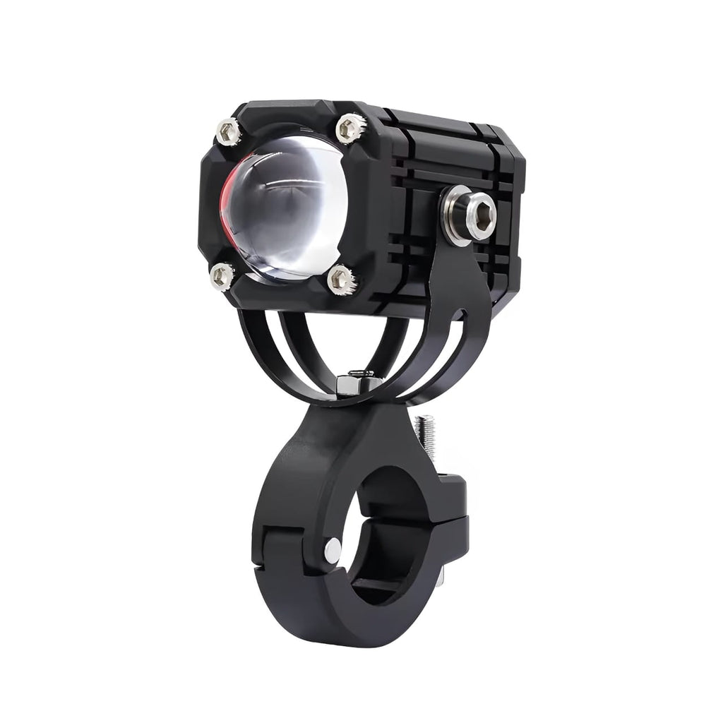 Universal Motorcycle LED Auxiliary Headlight – High/Low Beam Super Bright Fog &amp; Driving Light with Waterproof IP65 Spotlight for All Bikes and Weather Conditions