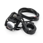 Universal Motorcycle LED Auxiliary Headlight – High/Low Beam Super Bright Fog &amp; Driving Light with Waterproof IP65 Spotlight for All Bikes and Weather Conditions
