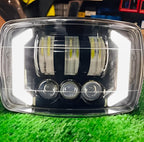 R60 Upgraded Headlight Beam for Honda CD70 / CG125 – Aluminum Body with Built-in DRL and Yellow Turn Indicators