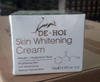 DE HOI Skin Whitening Cream – Brightening &amp; Moisturizing Face and Body Cream for Dark Skin - 75 gram