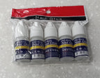 Pack of 5 – Strong Nail Glue for Nail Art, Decorations &amp; Artificial Nails – Quick-Drying Adhesive for Press-Ons, Nail Tips, Rhinestones &amp; DIY Manicure