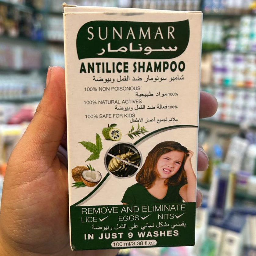 Sunamar Herbal Lice Treatment Shampoo – Non-Toxic &amp; Kid-Friendly | Best Quality Shampoo For Normal Used 
