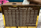 Umrah Saving Box - Box For Umrah Saving | Umrah Saving Box - Best Quality Umrah Saving Box - 210,000 Umrah Saving Box ( Random Design )