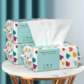 Disposable Face Towel – 70 Pcs Ultra Soft, Thickened Cotton Tissues | Lint-Free, Multi-Purpose Facial Dry Wipes for Skincare, Makeup Removal &amp; Cleansing