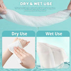 Disposable Face Towel – 70 Pcs Ultra Soft, Thickened Cotton Tissues | Lint-Free, Multi-Purpose Facial Dry Wipes for Skincare, Makeup Removal &amp; Cleansing