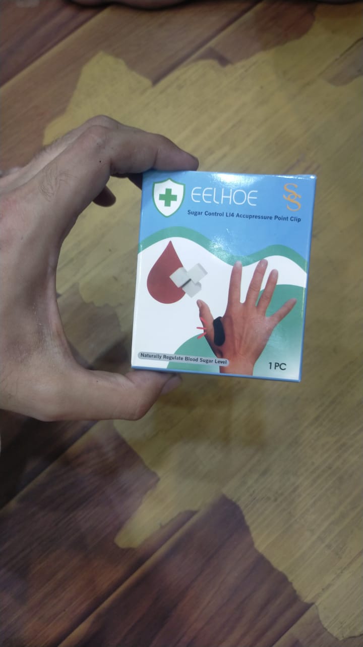 Sugar Control LI4 Acupressure Point Clip Wearable – Supporting Acupressure Relaxation, Stress Alleviation, Tension Relief and Headache Relief Hand Clip Migraine Pressure Point Clip
