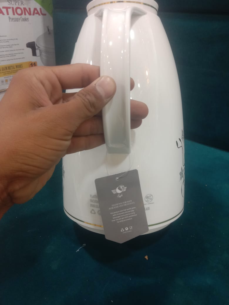 Vacuum Jug original Eagle Company | Chian and Hot and Cool Red Colour Glass | 1.5 &amp; 2 Liter Capacity Available