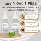 The Ordinary Niacinamide Serum 10% + Zinc 1% Supersize Serum [Buy 1 Get 1 Free] | Best Quality Serum 30ML