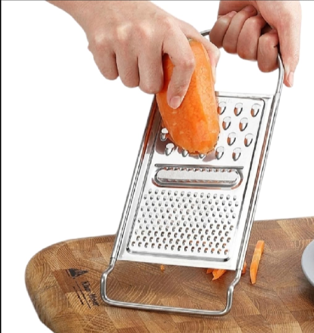 Stainless Steel Kadu Kash Grater – Multi-Purpose Vegetable, Fruit, and Nut Cutter, Chopper &amp; Peeler