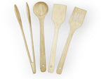 Pack of 4 – Wooden Spoon Set | Nonstick Teak Wood Kitchen Utensils for Cooking &amp; Serving