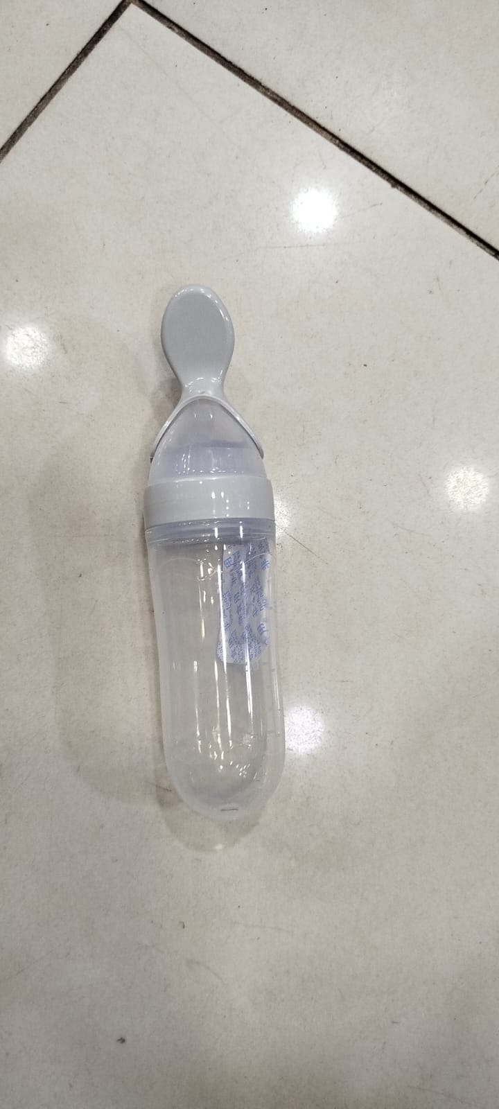 Silicone Bottle Feeding Baby Spoon Feeder - Best Quality Spoon Feeder - Random Color