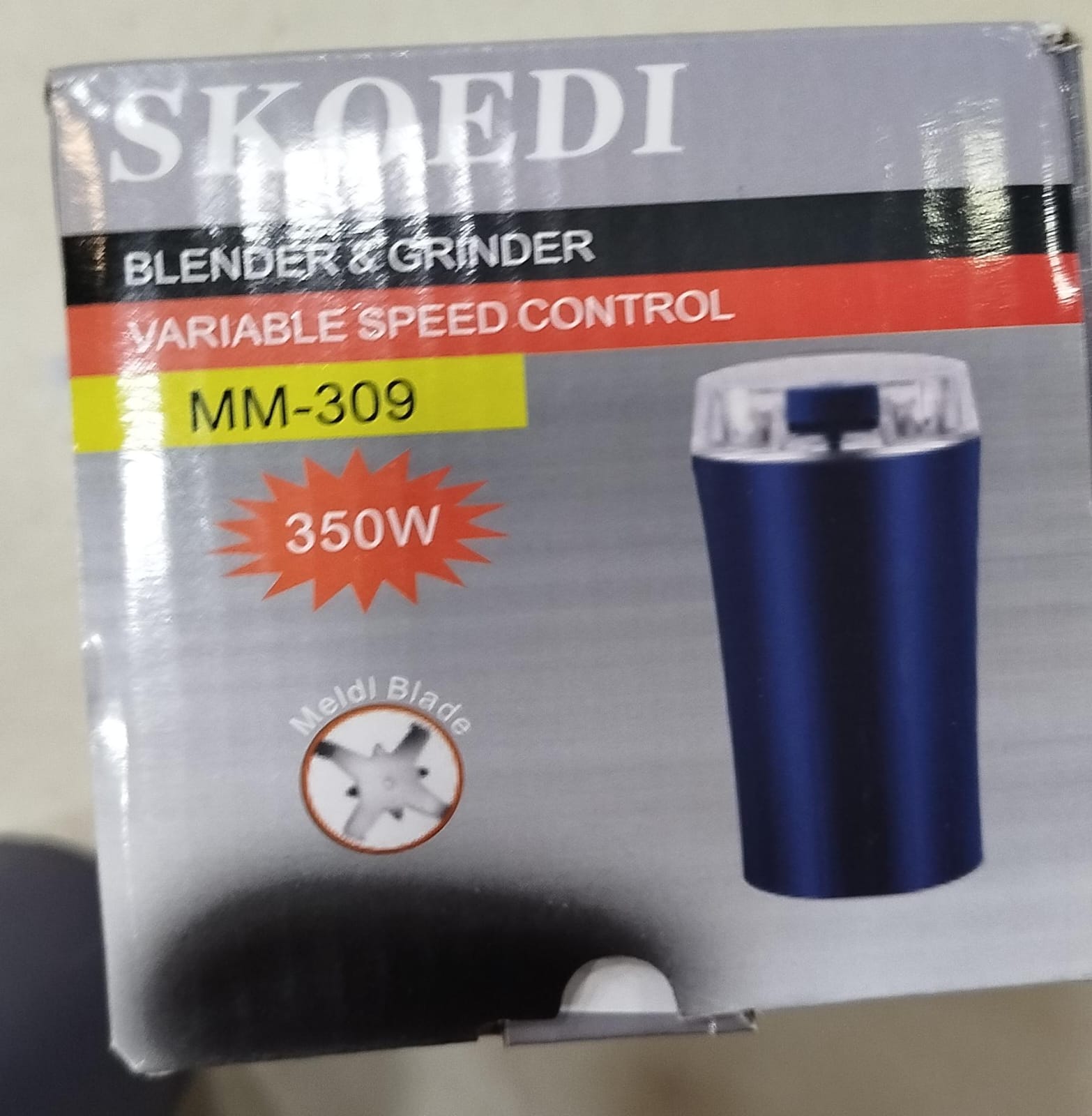 Electric Coffee Grinder &amp; Food Processor – 350W Powerful Motor