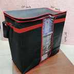 LARGE Storage Bag organizers | Clothes Blanket Large Folding Boxes Storage Box | Foldable Containers Clothing Bedding Double Zipper