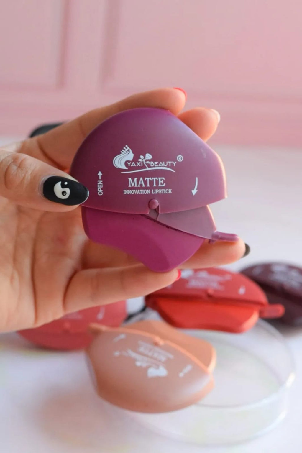 Velvet Matte Lipstick Lazy Lip Lipstick Matte Long Lasting Lipstick (random color)
