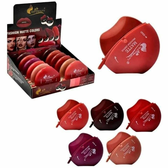 Velvet Matte Lipstick Lazy Lip Lipstick Matte Long Lasting Lipstick (random color)