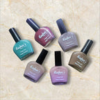 Pack Of 06 Kashee's Nail Polish - Kashee's Nail Paint For Girls - Kashee's Peel Off Nail Paint ( Random Color )