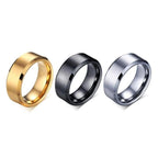 Pack Of 3  gold plated &amp; silver plated band rings For Unisex