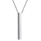 vertical bar Necklace Locket Chain for boys girls neck chain for men with locket Men`s Jeweler Pendant for men Stylish design