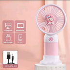 Mini Fan Multifunctional Cool Summer Fruit Cartoon Handheld Mini Fan(random color )