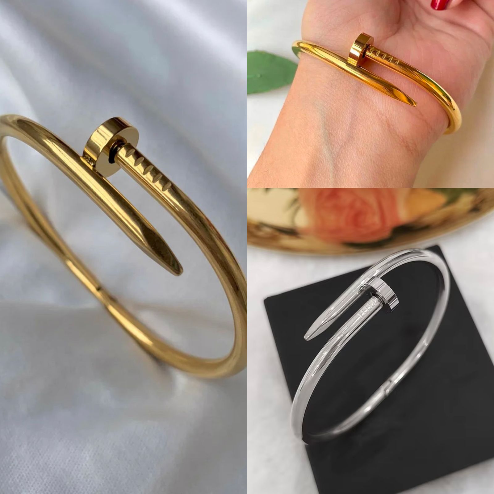 Nail Bracelet keel Kara Bracelet for Girls and Women  For Women Daily Wear