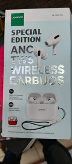 T03S PRO JOYROOM TWS Active Noise Cancelling ANC Earbuds - White Earbuds Joyroom