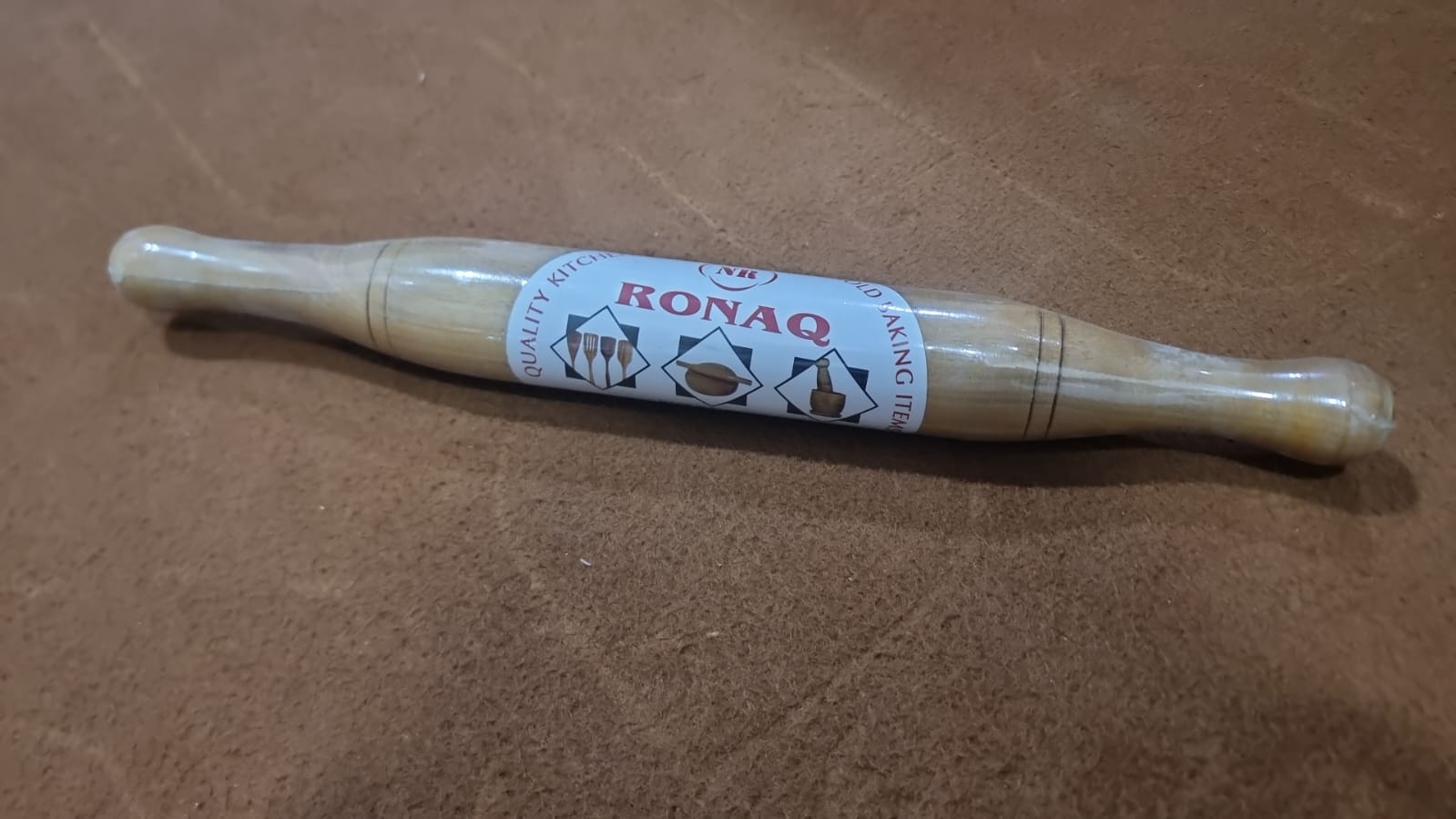 Belan Gujrati Slim – Wooden Thin Rolling Pin / Gujrati Slim Roller | Belan Slim Excent | Best Quality Belan | Wooden Belan For Home 